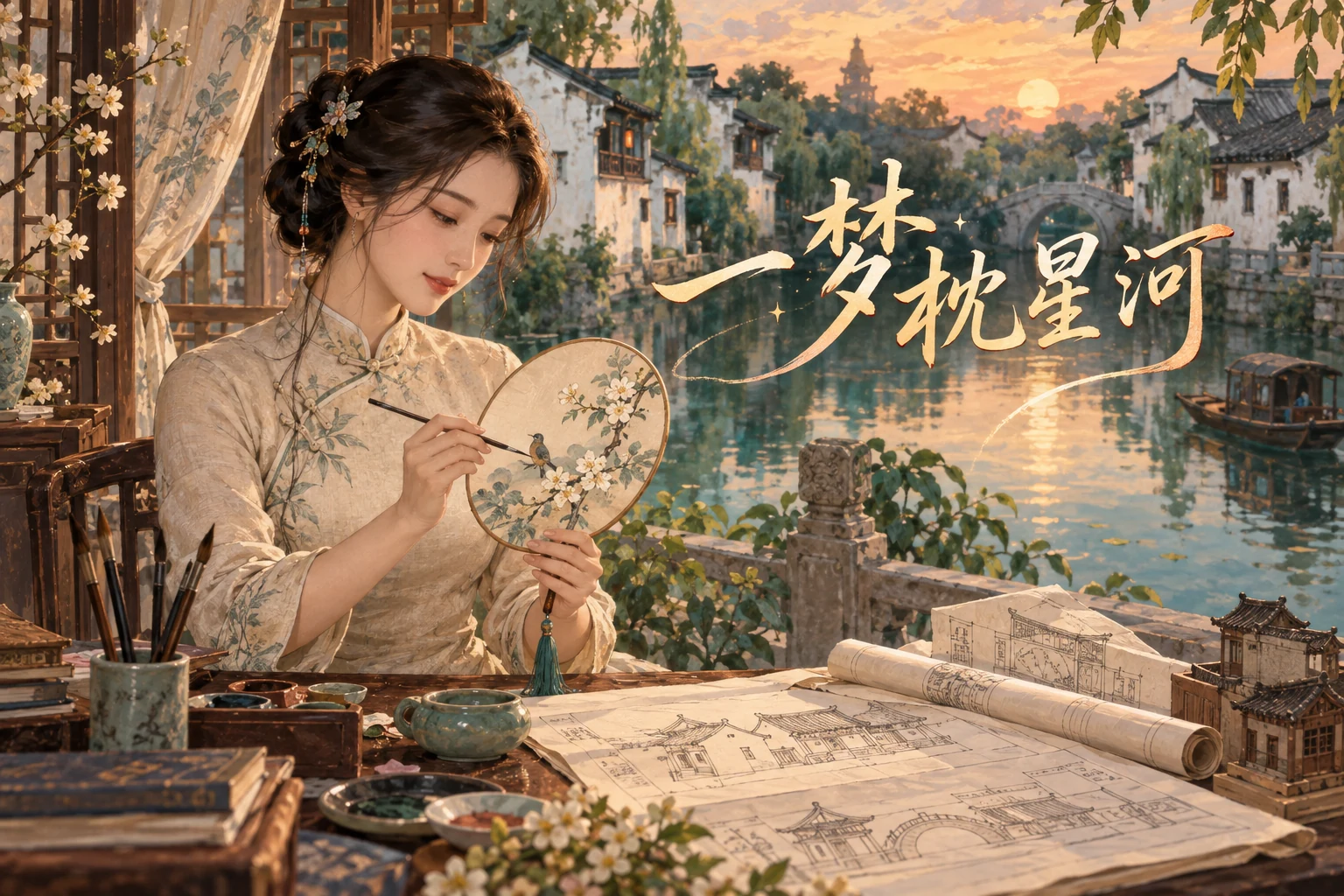 一梦枕星河主题封面